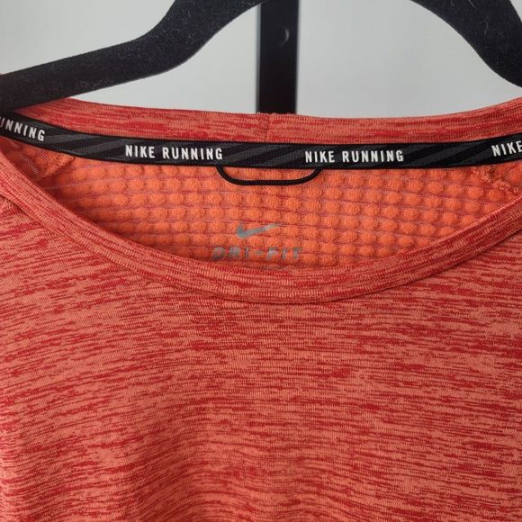 Nike Red Long Sleeve Women's Tee - Picture 6 of 11